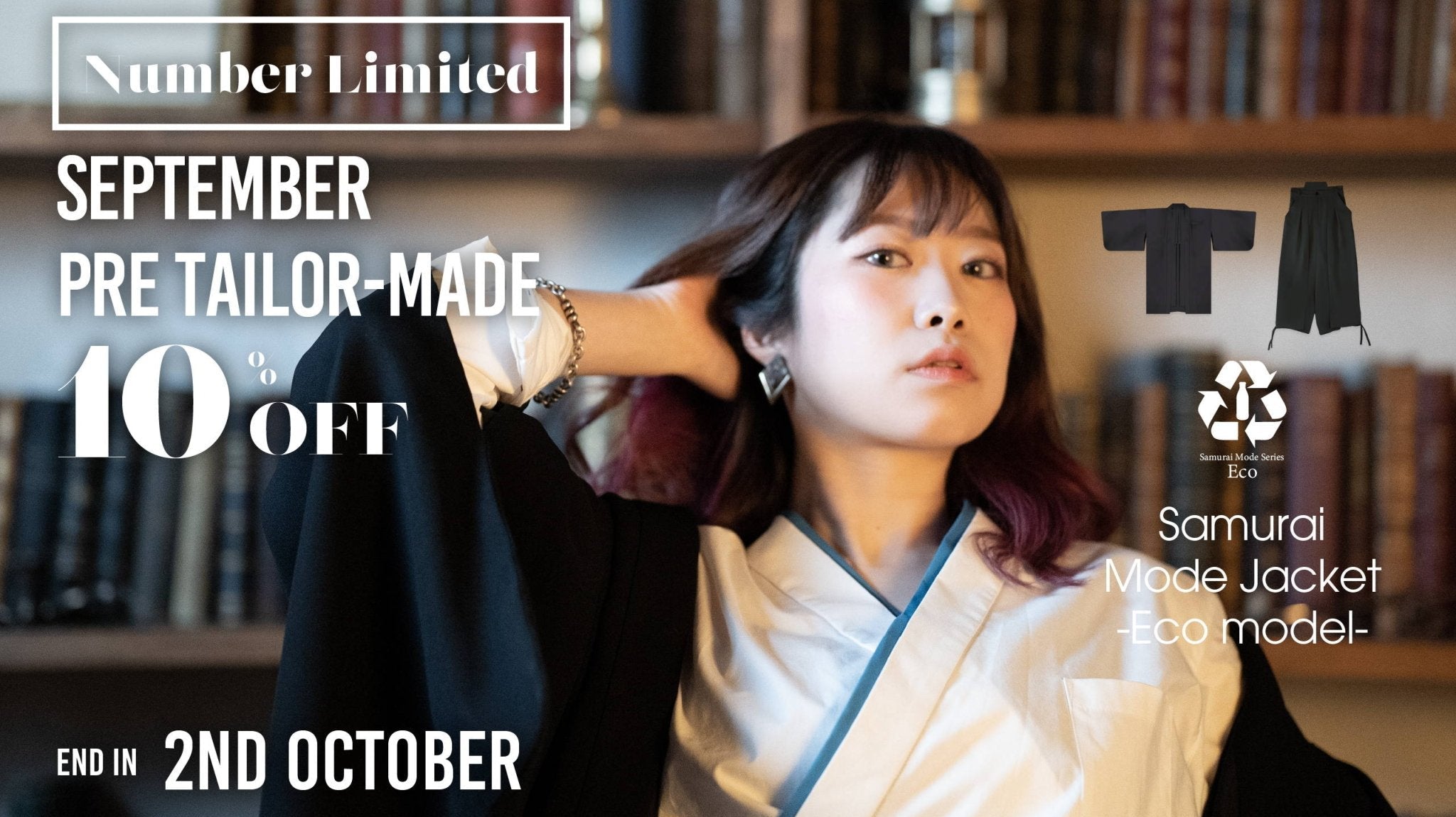 pre tailor-made event of jacket & PantsII eco model - KUDEN by TAKAHIRO SATO