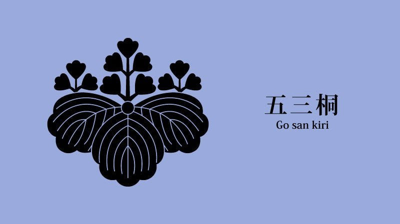 Family crest "五三桐 ( Go San Kiri ) " - KUDEN by TAKAHIRO SATO