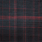 Navy michiyuki with modern red line design,Japanese vintage kimono,womens Kimetsu no yaiba