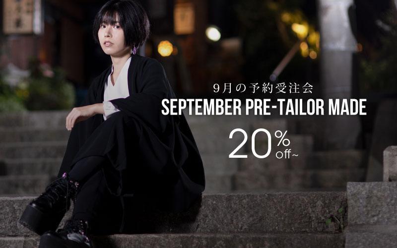 September Pre-tailor made