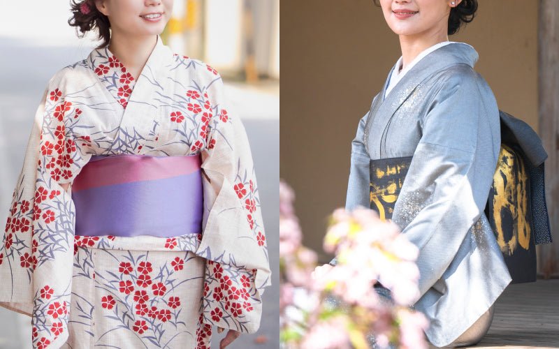 Differences between yukata and kimono - KUDEN by TAKAHIRO SATO