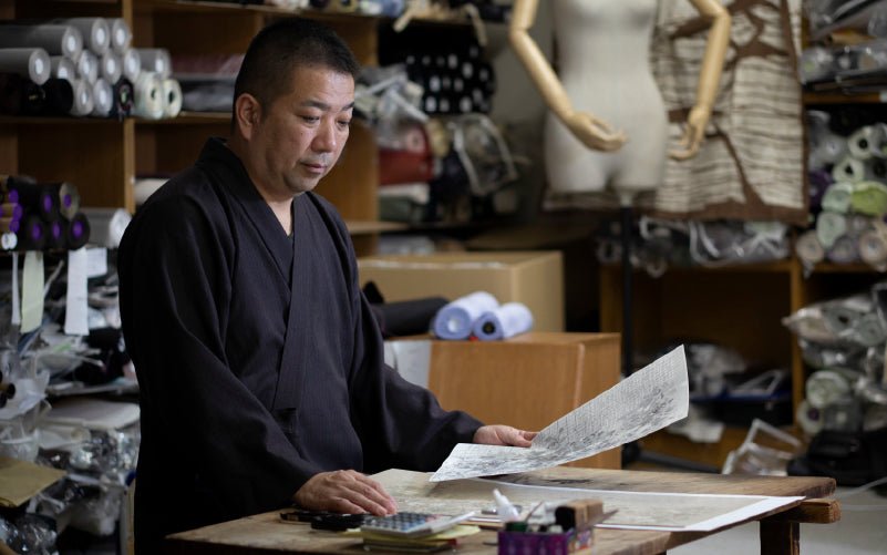 【rinlifeMagazine創刊号企画紹介 vol.2】西陣織 織元 川端有限会社 / 川端栄次さんの想い - KUDEN by TAKAHIRO SATO