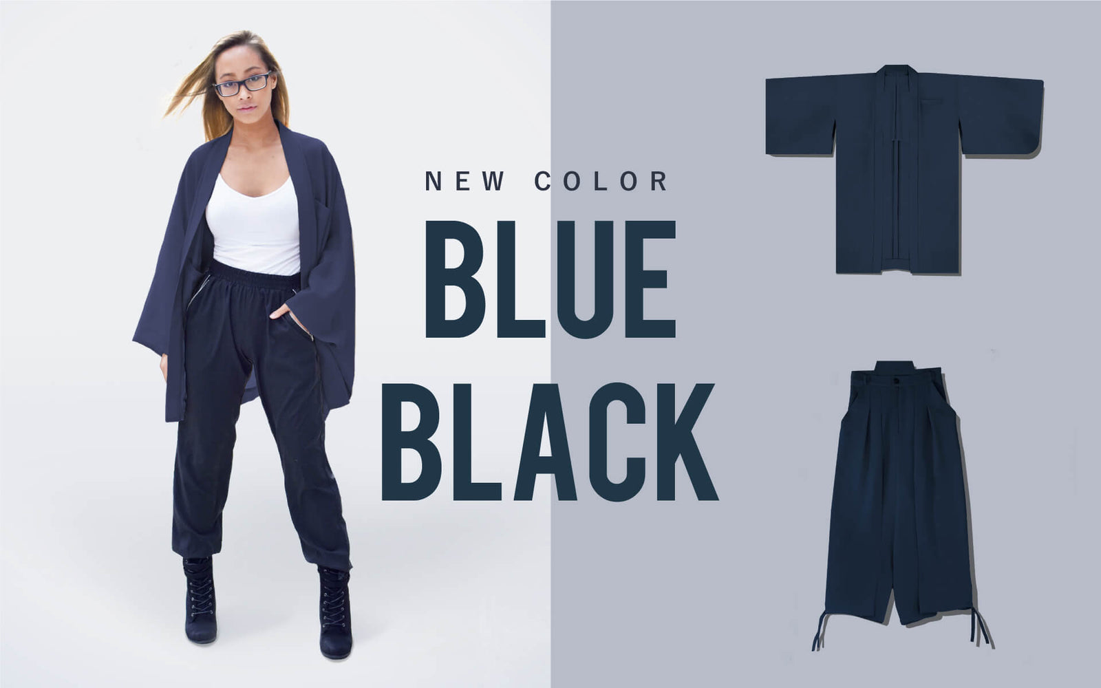 New color Blue black is available for Samurai Mode Jacket and Pants - KUDEN by TAKAHIRO SATO