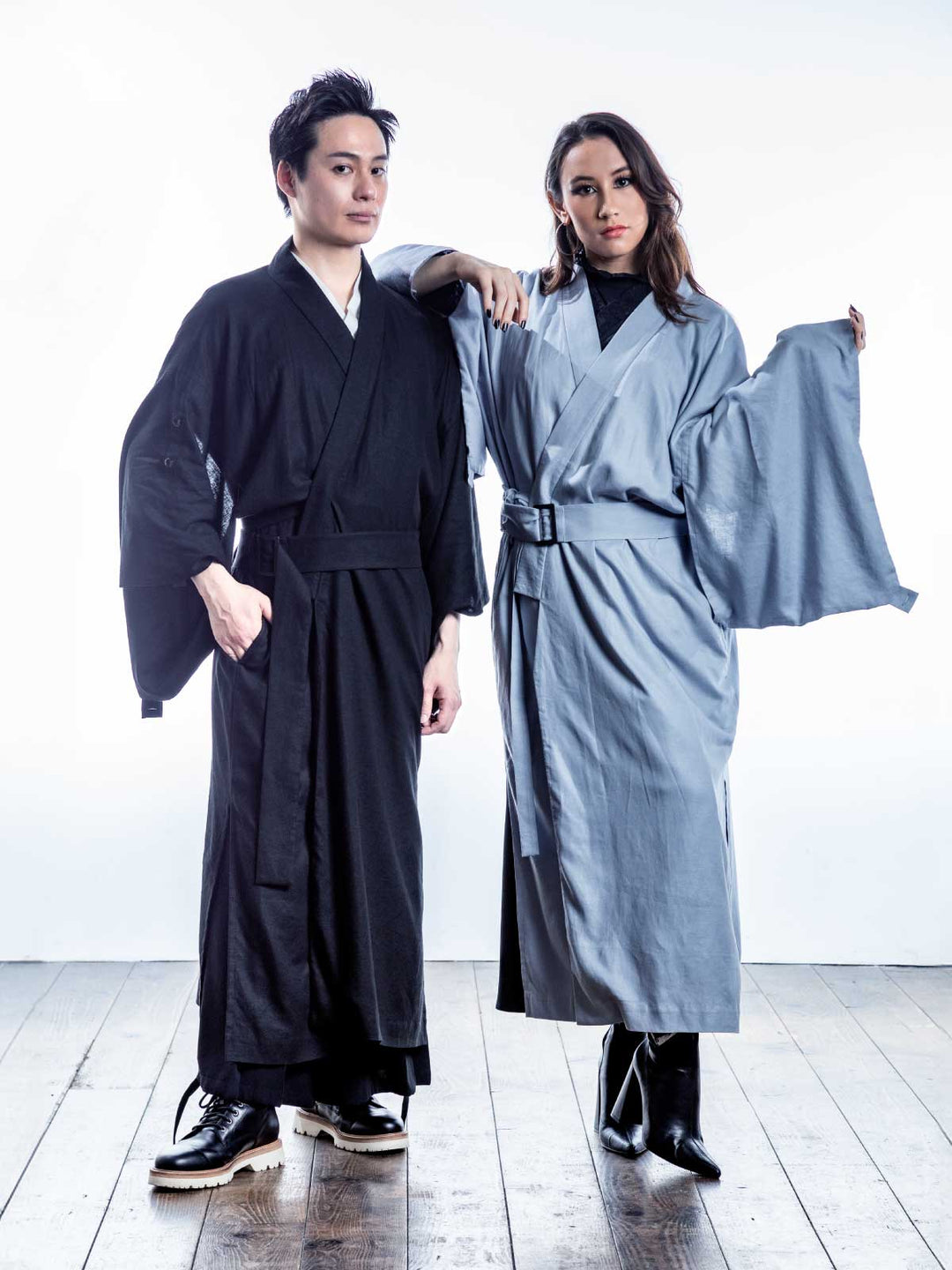 Samurai Mode Kimono Gown - KUDEN by TAKAHIRO SATO