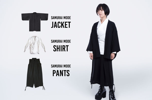 Samurai Mode Series -Standard-　Black x Shirt White