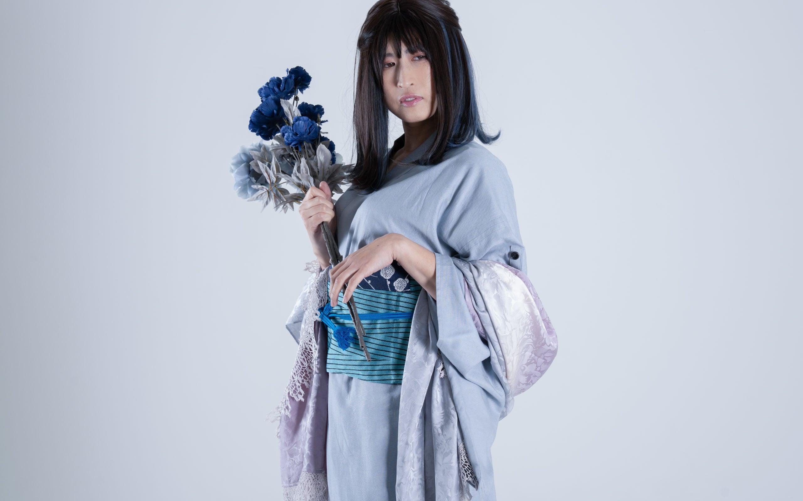 Samurai Mode Kimono Gown – KUDEN by TAKAHIRO SATO
