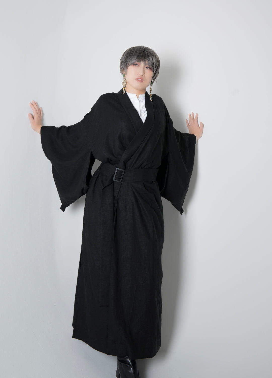 Samurai Mode Kimono Gown – KUDEN by TAKAHIRO SATO