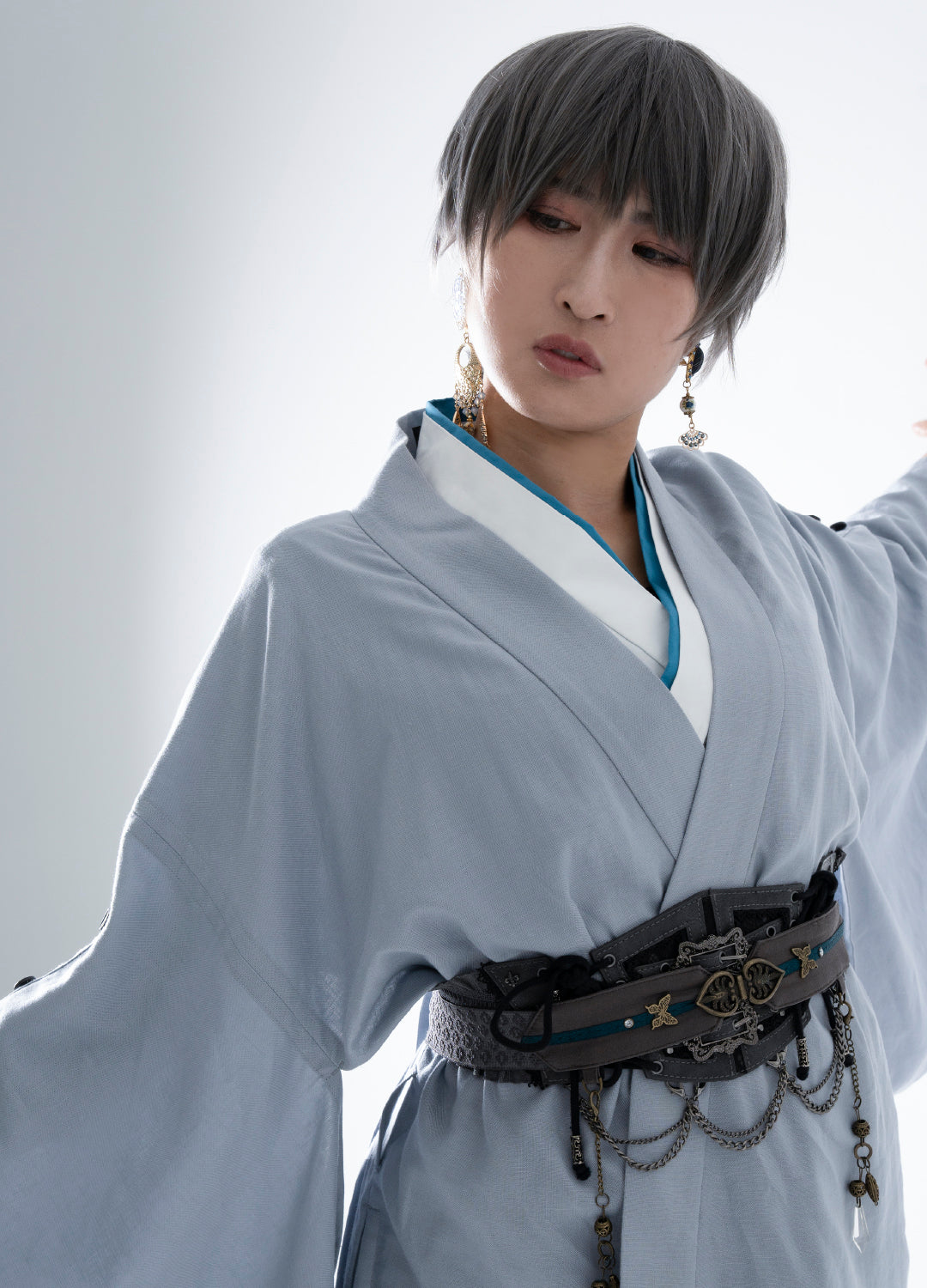 Samurai Mode Kimono Gown – KUDEN by TAKAHIRO SATO