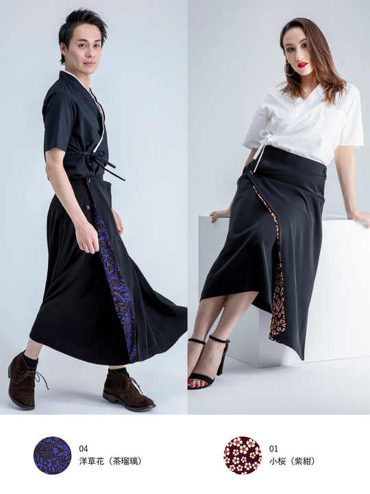 [受注生産] Samurai Mode Skirt - HAKKAKE -