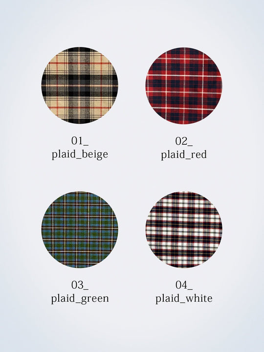 Hakkake parts - Plaid - for Hakkake skirt - KUDEN by TAKAHIRO SATO