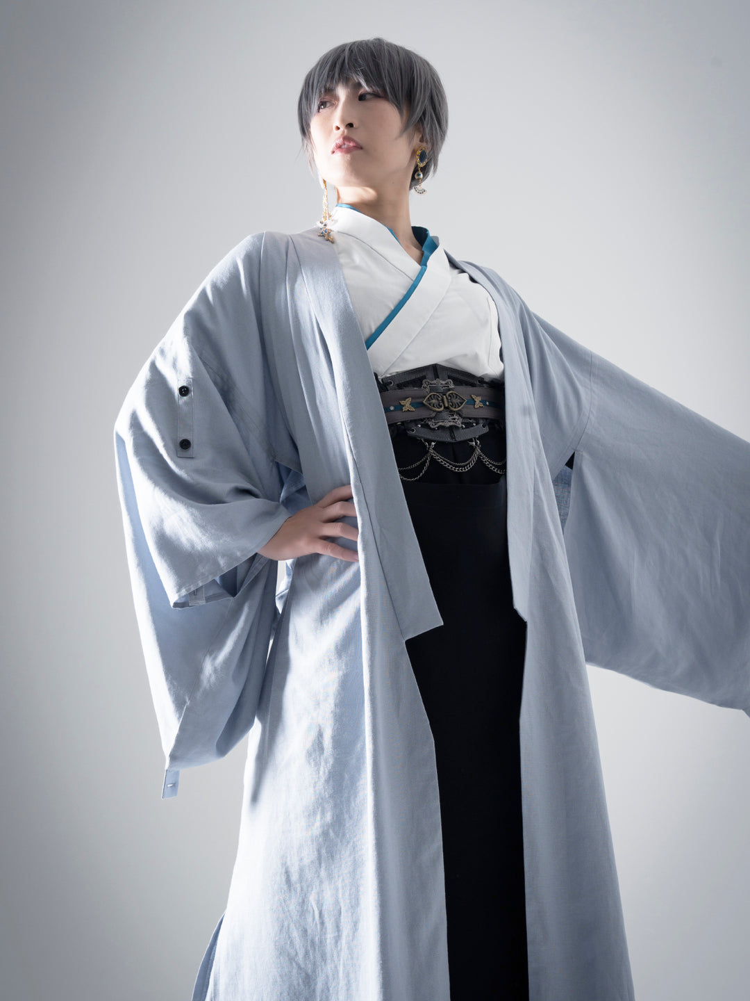 [Pre tailor-made] Samurai Mode Kimono Gown
