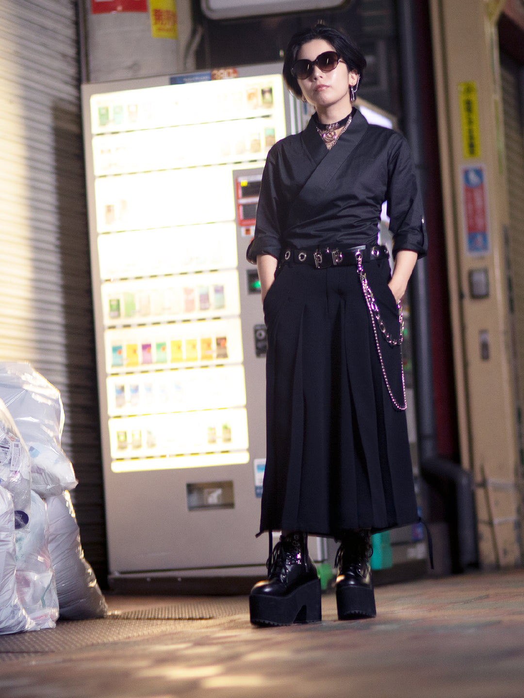 [受注生産] Samurai Mode Pants II - Blude Black × Blude Black -