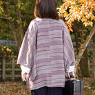 Japanese color stripe haori,Japanese vintage kimono,womens haori Kimetsu no yaiba