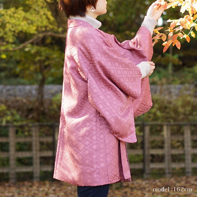Purple pretty Japanese design haori – KUDEN by TAKAHIRO SATO