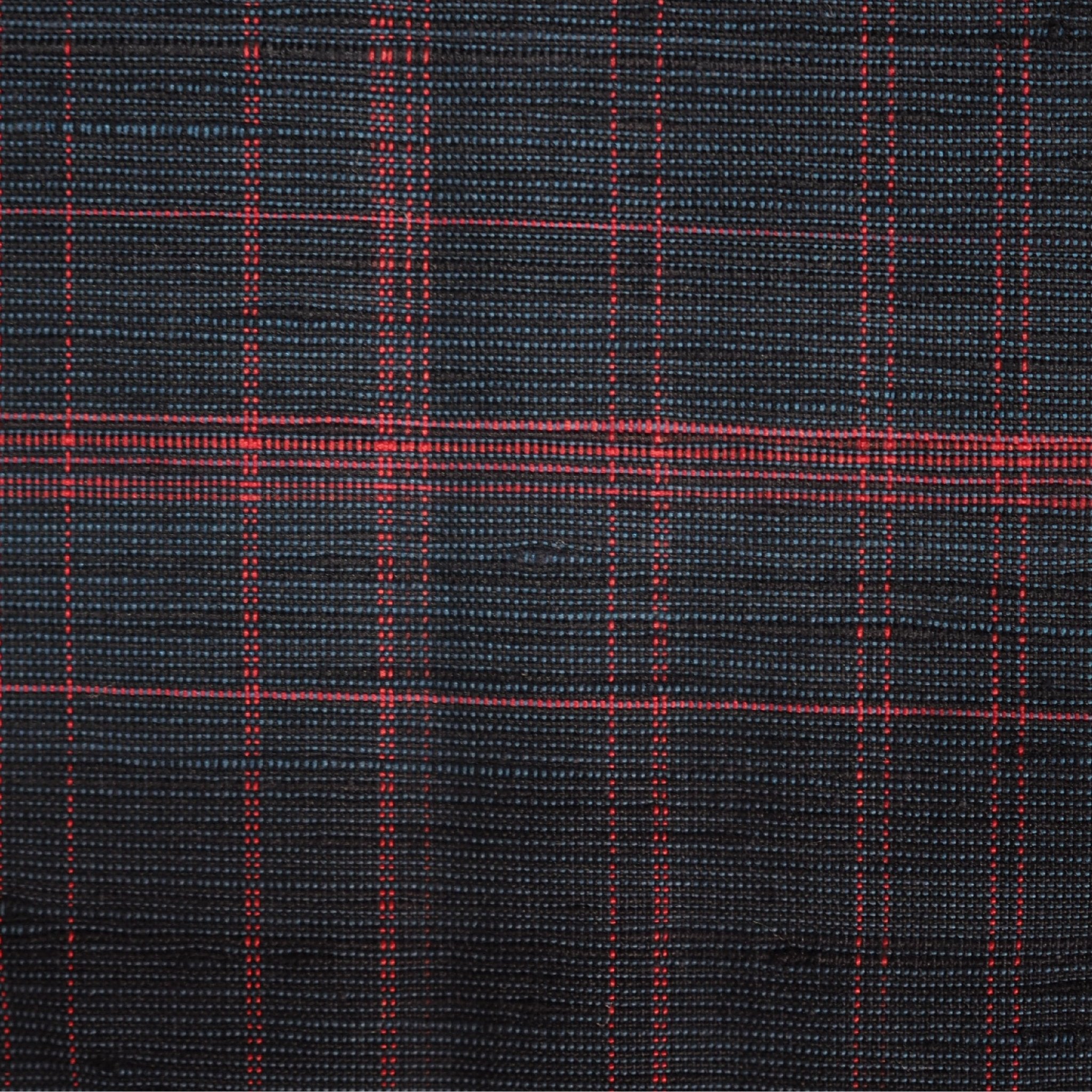 Navy michiyuki with modern red line design,Japanese vintage kimono,womens Kimetsu no yaiba