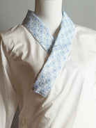 Attachable Lace collar Gerbera White base for Juban Shirt - KUDEN by TAKAHIRO SATO