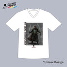 [charity]Samurai Mode Vneck Tshirt -Art model- by Ryo Kudo A08 - KUDEN by TAKAHIRO SATO