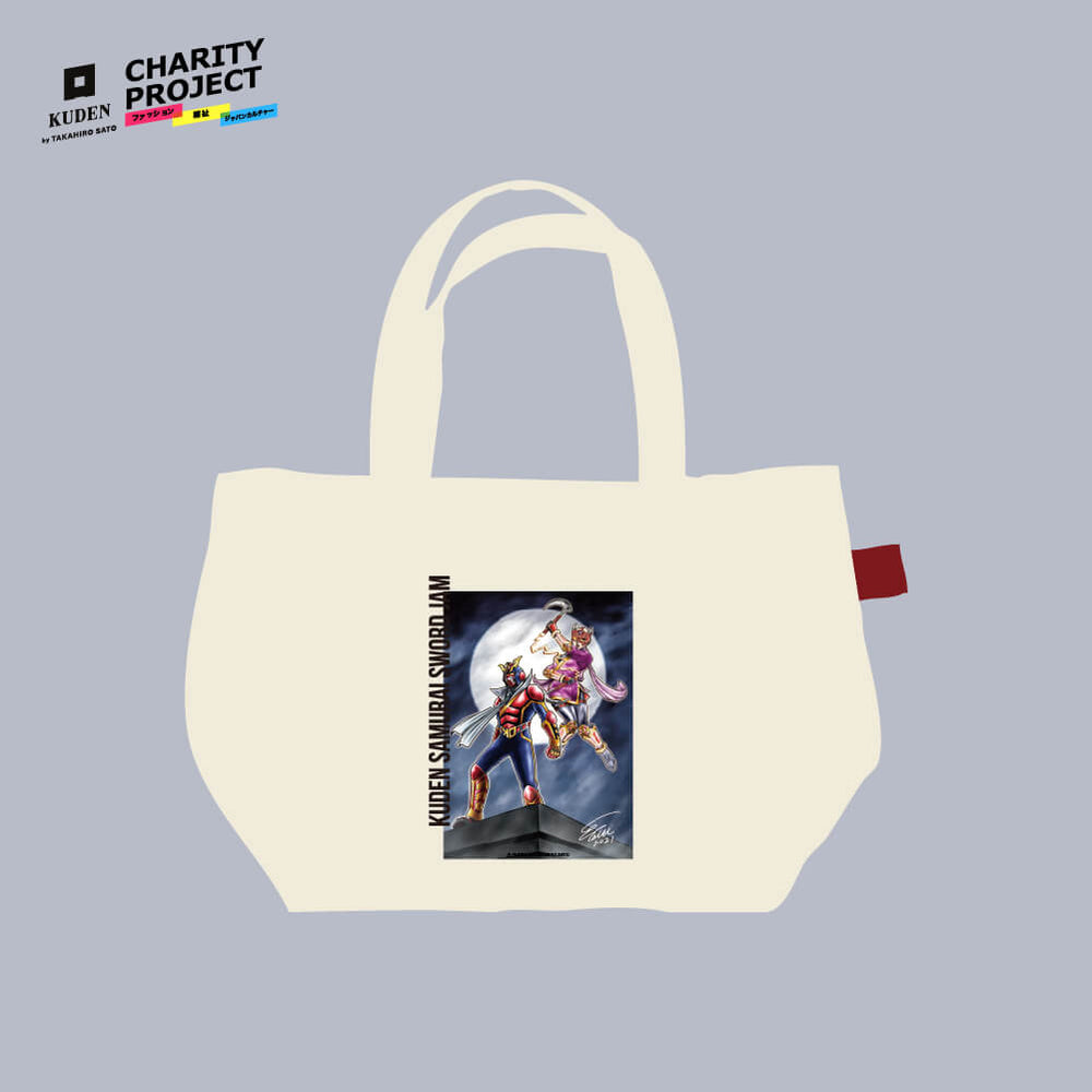 [charity]Samurai Mode Mini Tote Bag by Taiki Kaneko A07 - KUDEN by TAKAHIRO SATO