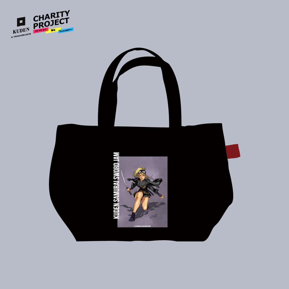 [charity]Samurai Mode Mini Tote Bag by Yu Harii A14 - KUDEN by TAKAHIRO SATO