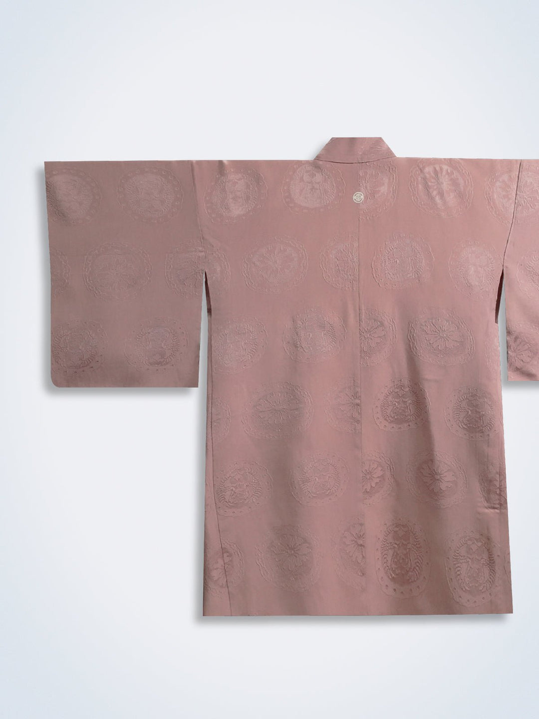 Smoky pink haori with emboss pattern [H-A53]